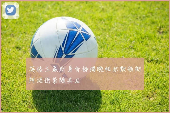 英格兰最新身价榜揭晓帕尔默领衔阿诺德紧随其后