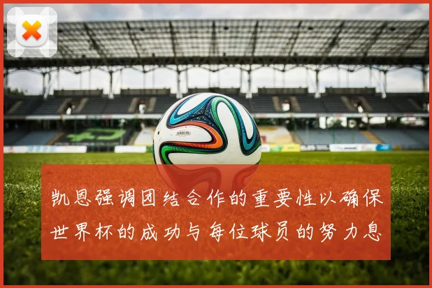 凯恩强调团结合作的重要性以确保世界杯的成功与每位球员的努力息息相关